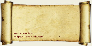 Jovana Miljaković vizit kartica